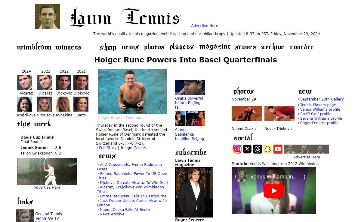 Lawn Tennis Magazine, The world's quality tennis magazine and website