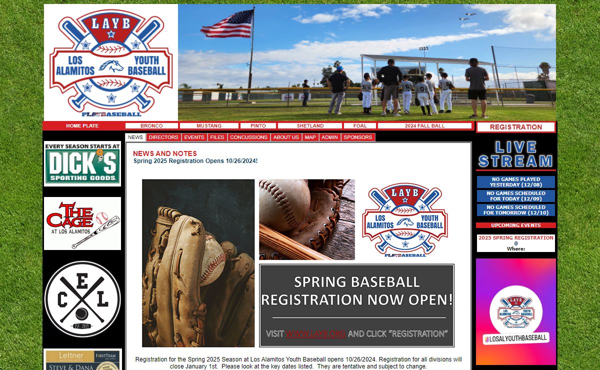 Los Alamitos Youth Baseball - LAYB