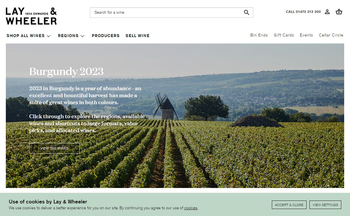 Fine Wine Merchants | Lay and Wheeler