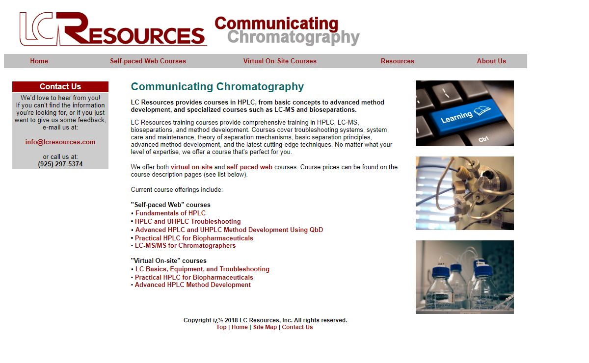 LC Resources Communicating Chromatography