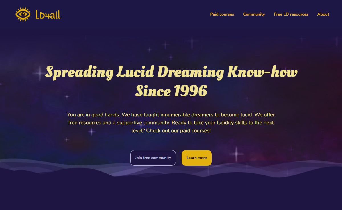 LD4all - Spreading Lucid Dreaming Know-how Since 1996