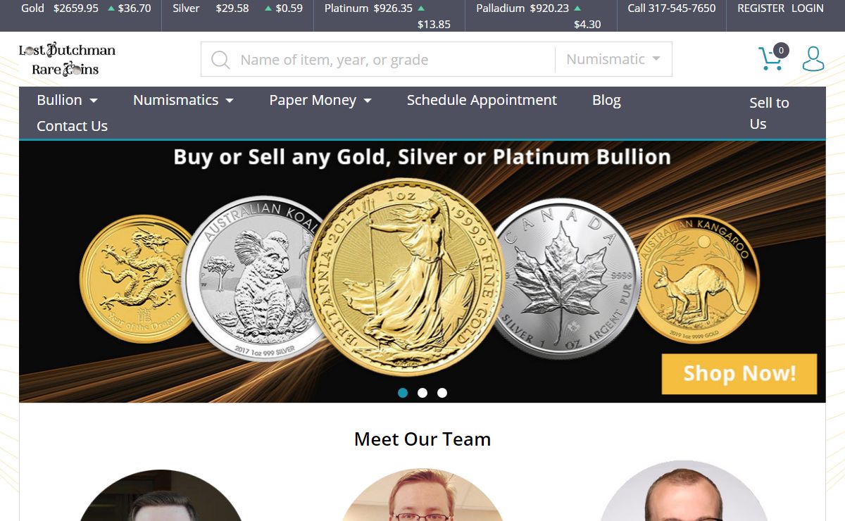Homepage | Lost Dutchman Rare Coins