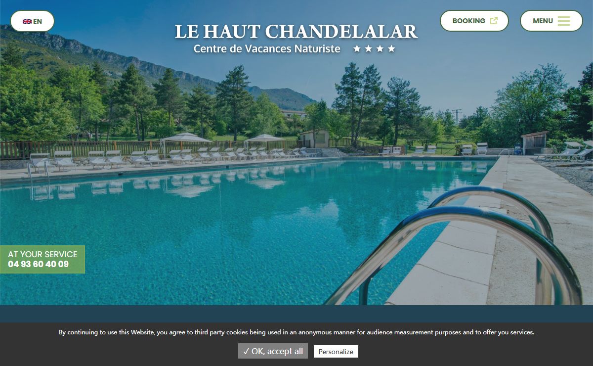 Le Haut Chandelalar /4 star Camping/ Alpes Maritimes