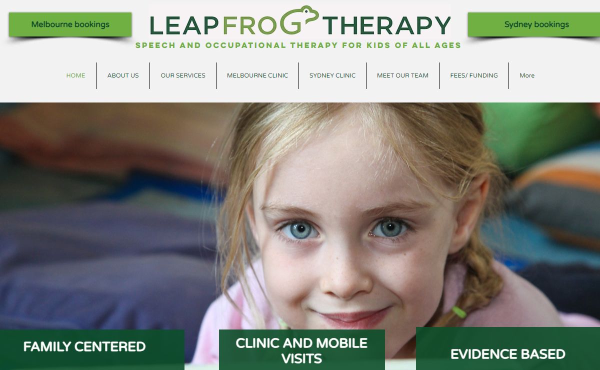 Leapfrog Therapy: Speech Pathologists and Occupational Therapists Sydney Melbourne