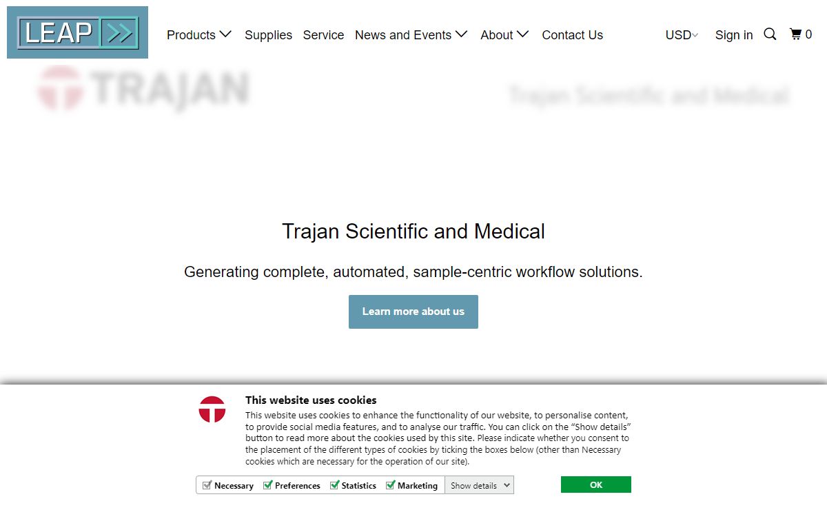 Trajan Scientific and Medical - LEAP