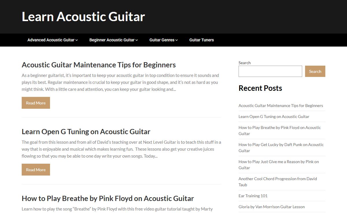 Learn Acoustic Guitar