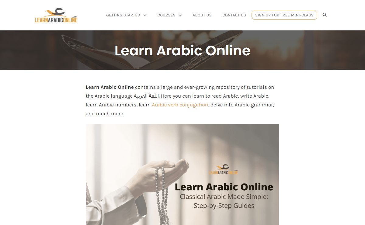 Learn Arabic Online: The only free Arabic resource you'll want