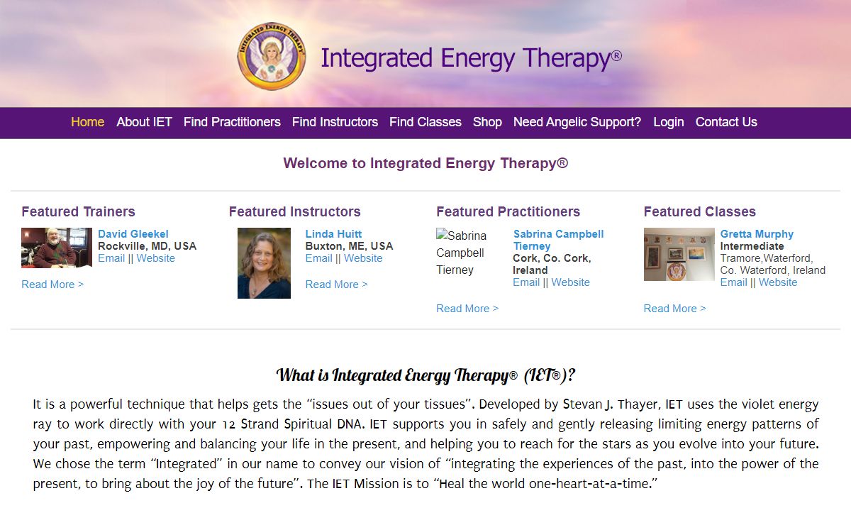Integrated Energy Therapy | You Can Learn IET!