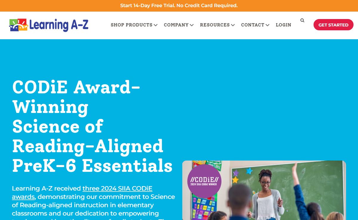 K-6 Literacy, Science, Reading, & Teaching Resources | Learning A-Z
