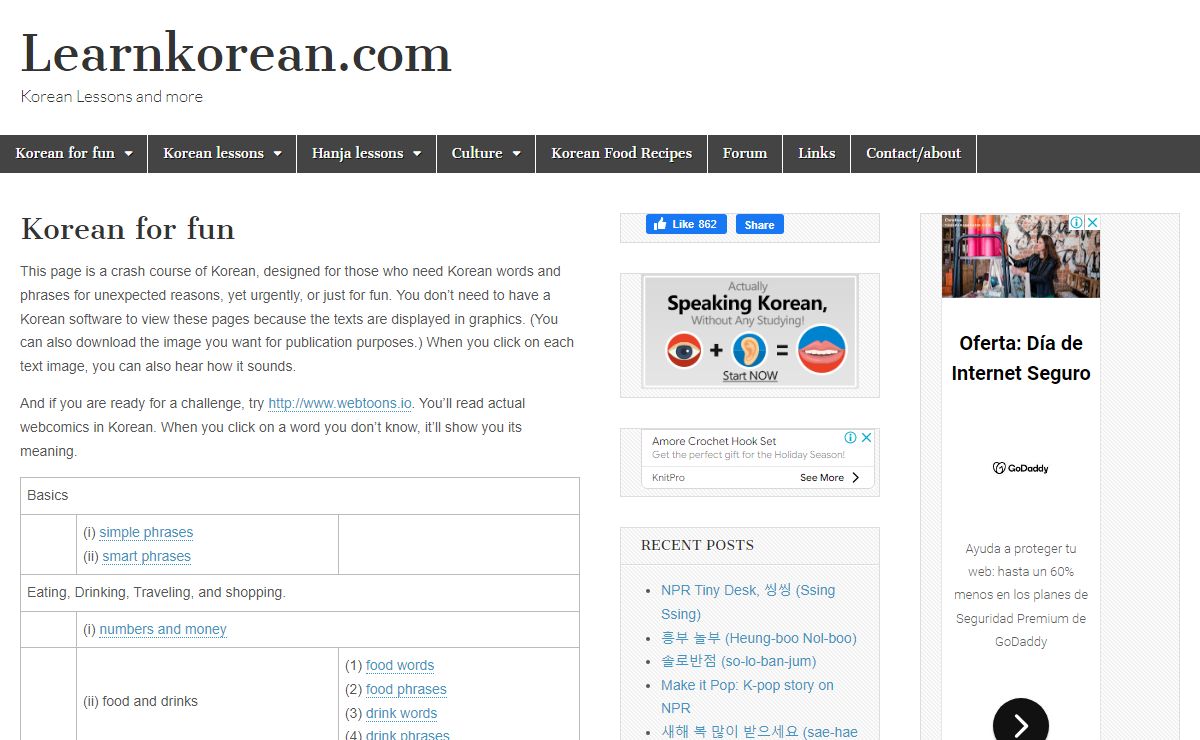 Learnkorean.com – Korean Lessons and more