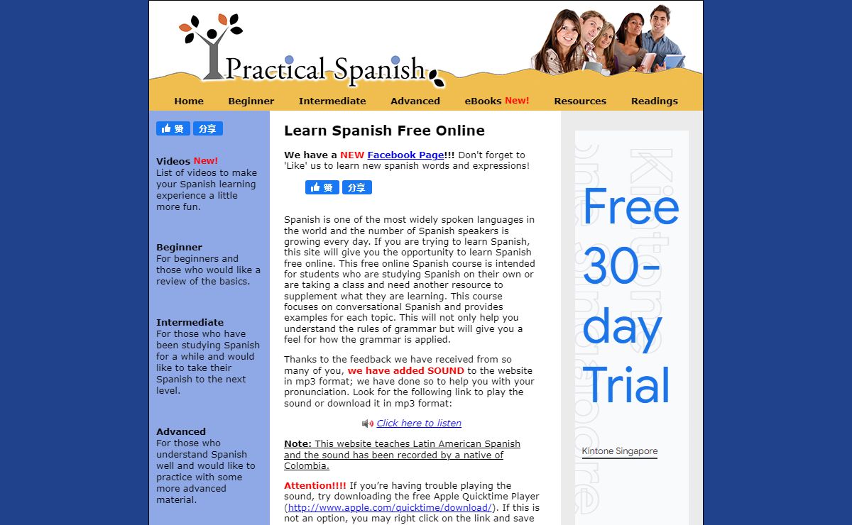 Learn Practical Spanish Online for Free
