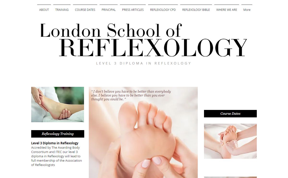 London School of Reflexology | Regent's College, Inner Circle, London, UK