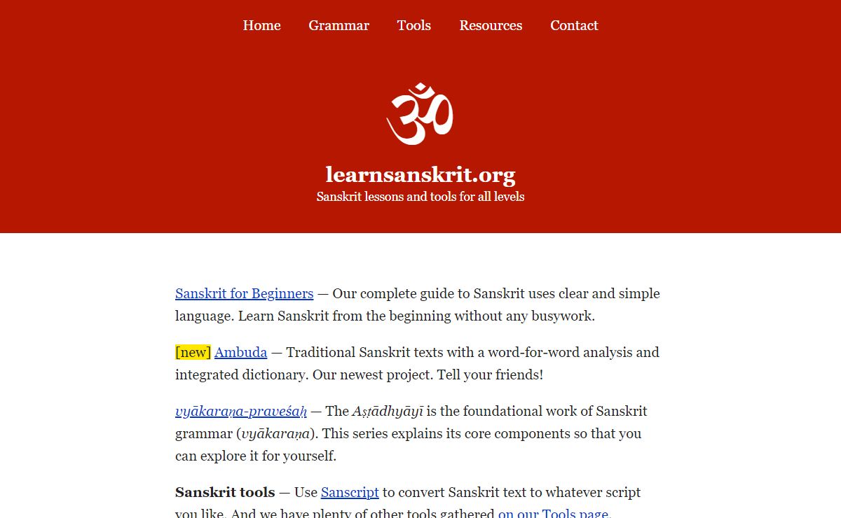 Learn Sanskrit Online