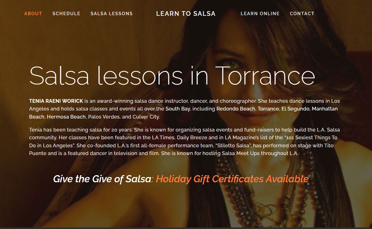 Torrance Salsa Dance Lessons | Learn To Salsa