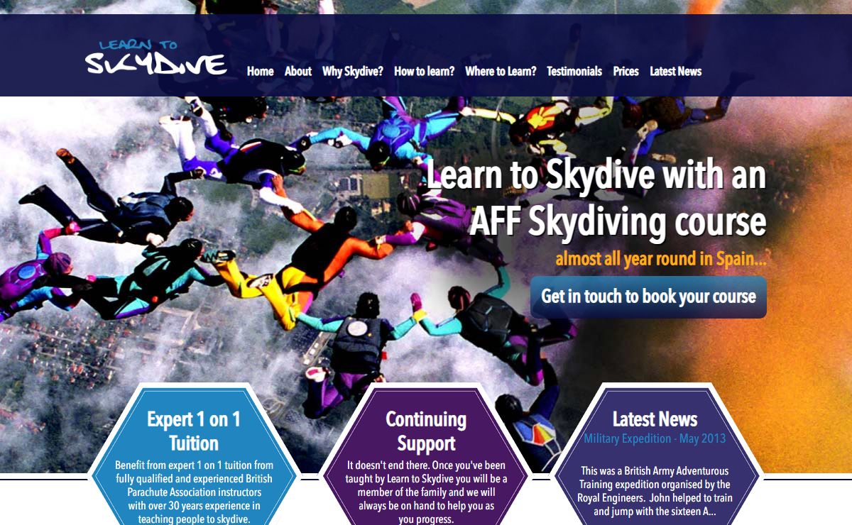 Home - Learn to Skydive