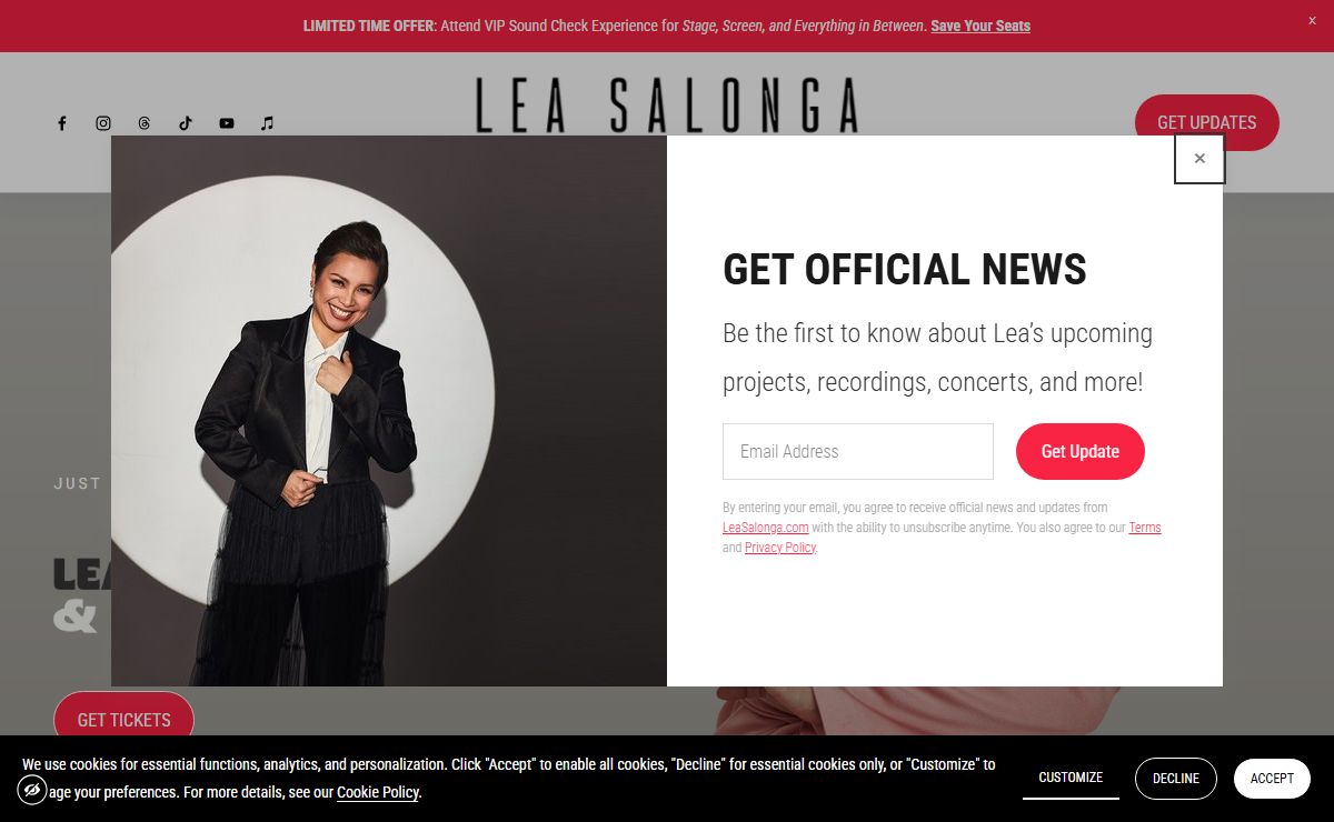 Lea Salonga — Official Website