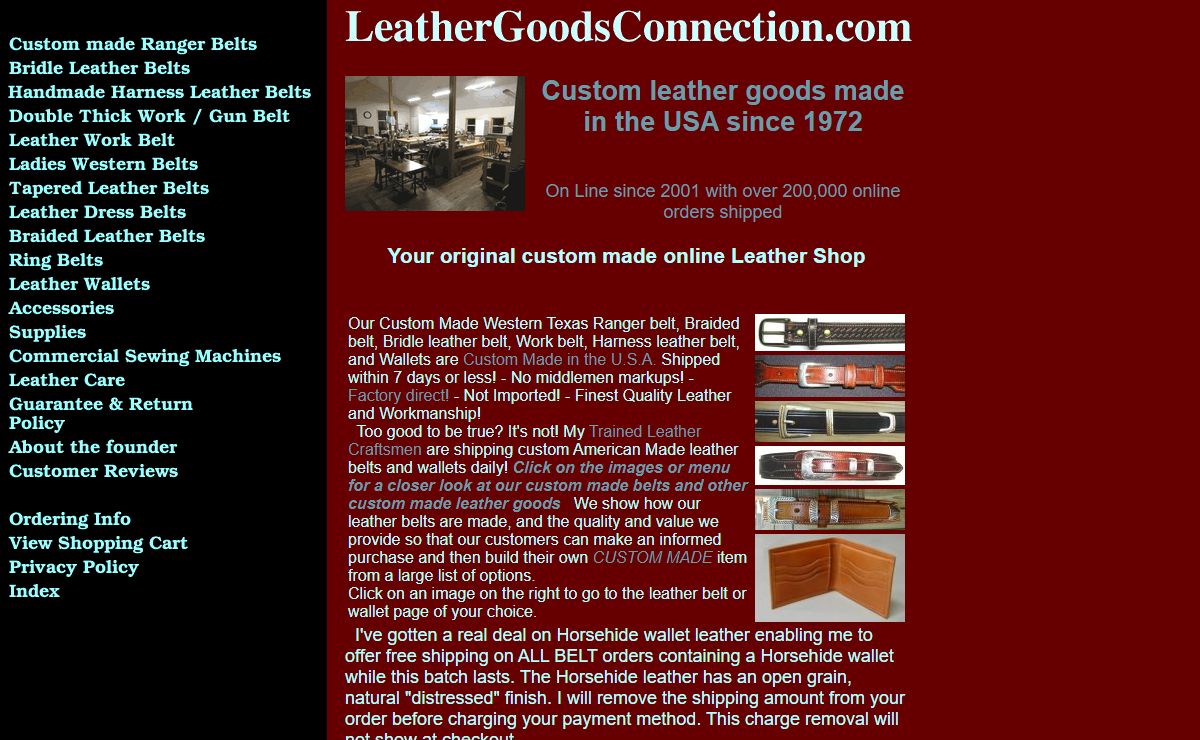 Harness Leather- Bridle Leather Belts- Wallets