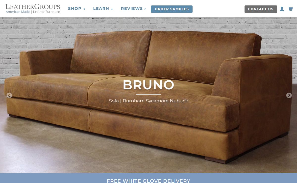 American Made Leather Furniture, Leather Sofas, Leather Chairs, Leather Sectionals, Custom Leather Furniture from LeatherGroups.com