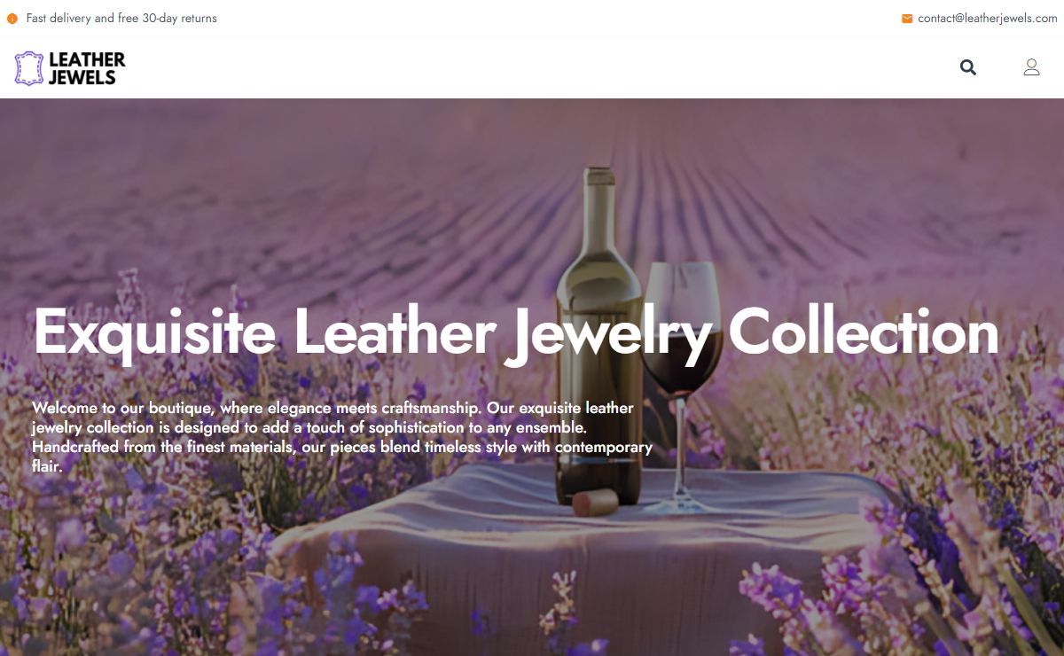 Leather Jewelry Online Shop