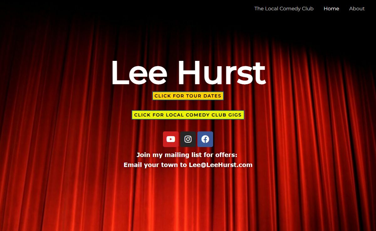 www.LeeHurst.com – Stand up comedy