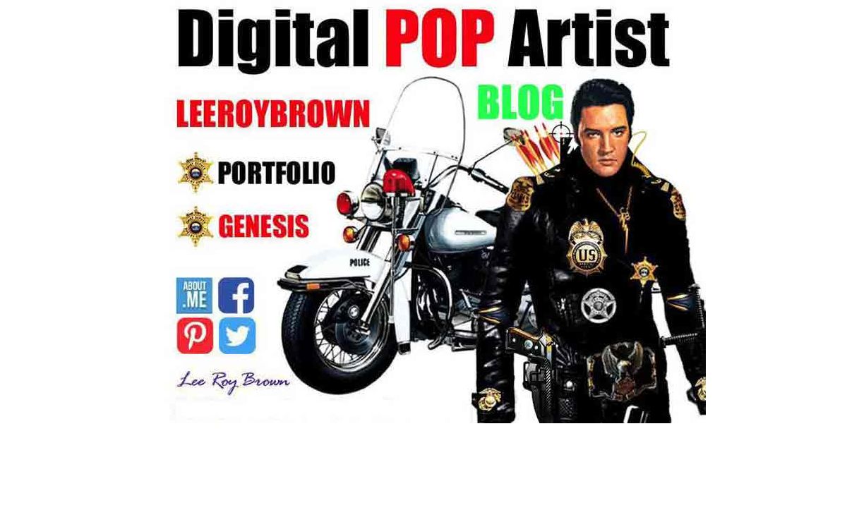 lee roy brown digital pop artist presents elvis presley graceland king of rock and roll