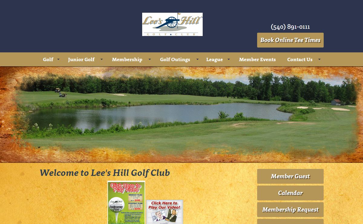 Lee's Hill Golf Club - Fredericksburg, VA