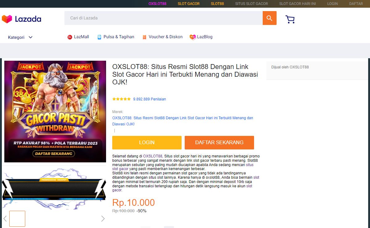 OXSLOT88: Situs Resmi Slot88 Dengan Link Slot Gacor Hari ini Terbukti Menang dan Diawasi OJK!