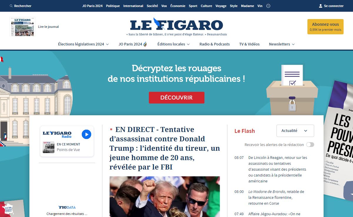 Le Figaro - Actualité en direct et informations en continu