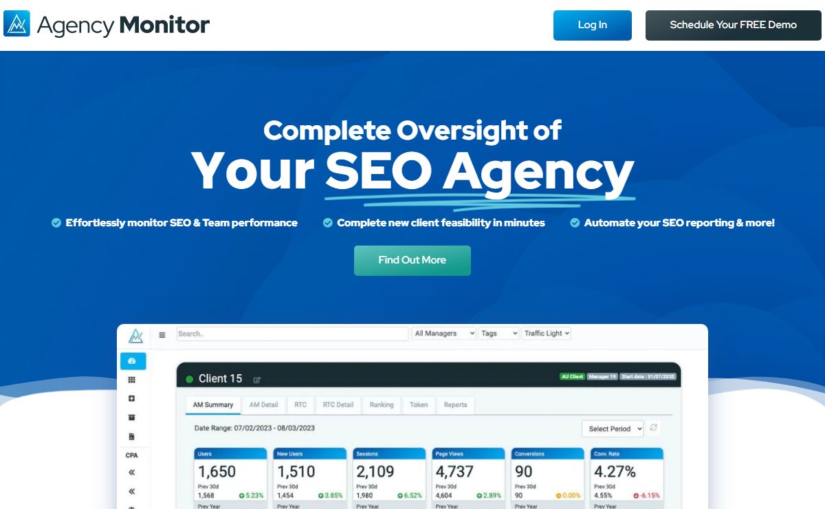 Agency Monitor – Complete Oversight Of Your SEO Agency