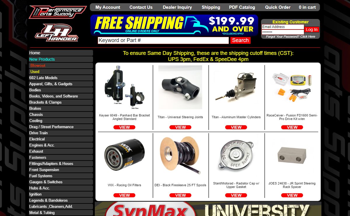 Lefthander Chassis - Performance Parts Supply