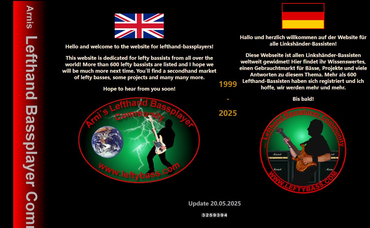 Arni´s Lefthand Bassplayer Community