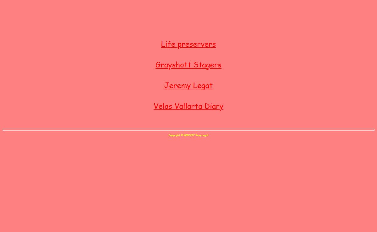 Legat home page