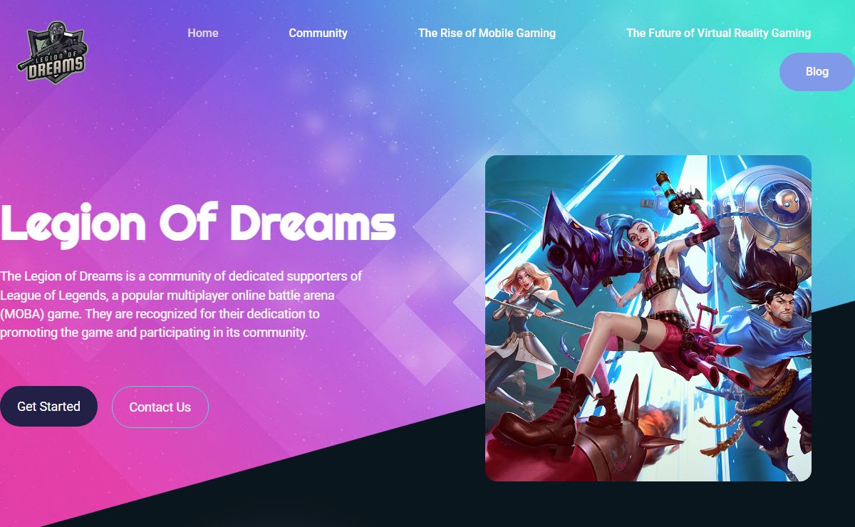 Legion Of Dreams – For Gamers by Gamers