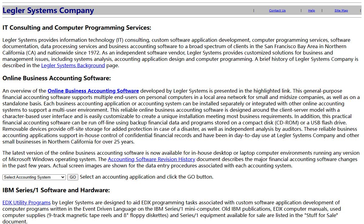 Legler Systems in CA - IT Consulting and Accounting Software