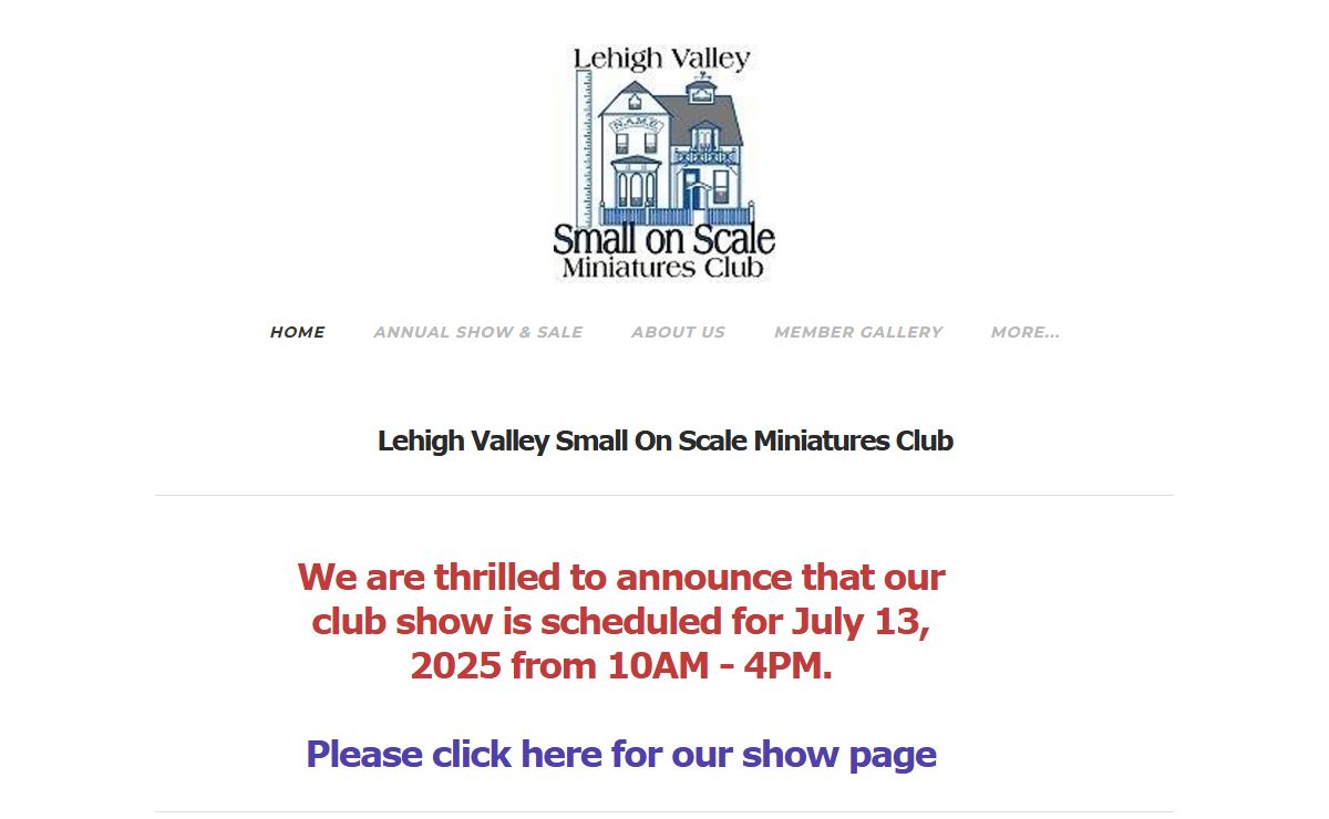 Lehigh Valley Small on Scale Miniatures Club - test