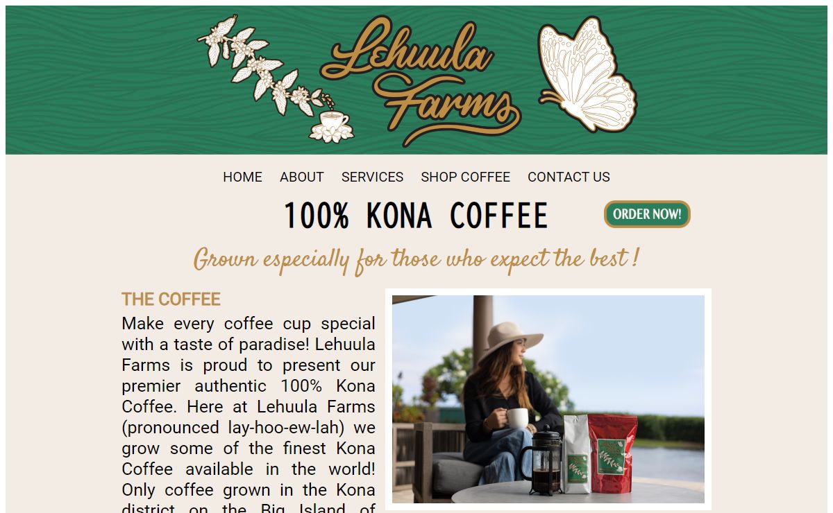 Lehuula Farms | Coffee Farm | Hawaii