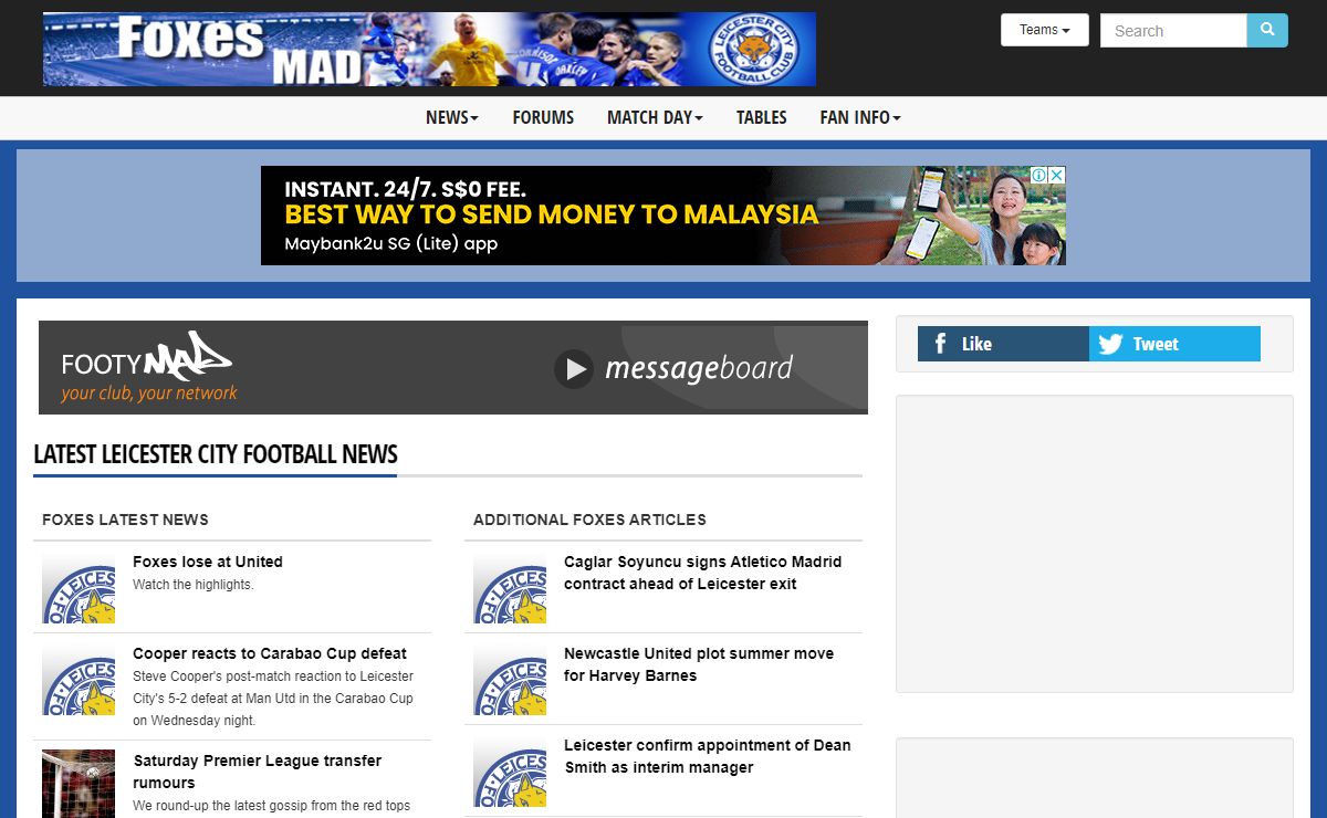 Leicester City News - Foxes-Mad