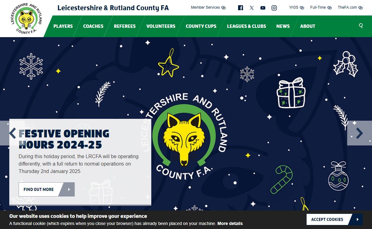 Home - Leicestershire & Rutland County FA