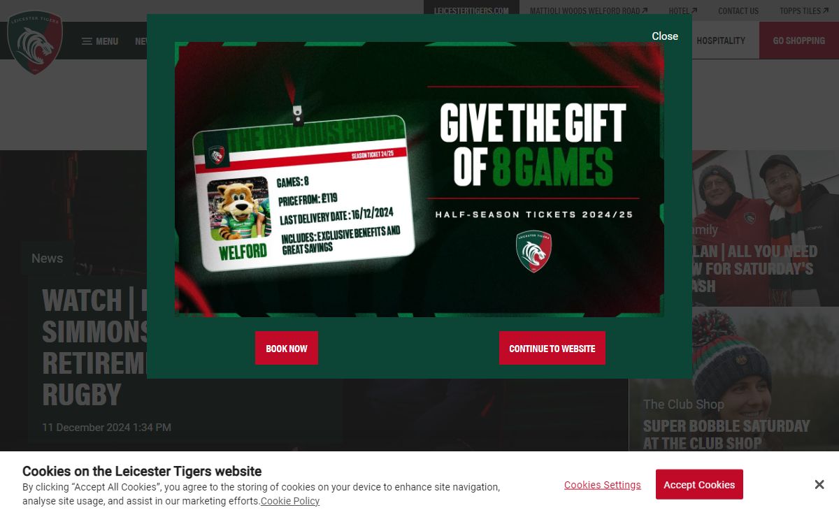 Home of Leicester Tigers | Leicester Tigers