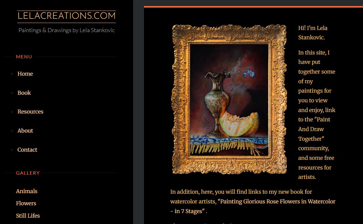 LelaCreations.com – Paintings & Drawings by Lela Stankovic