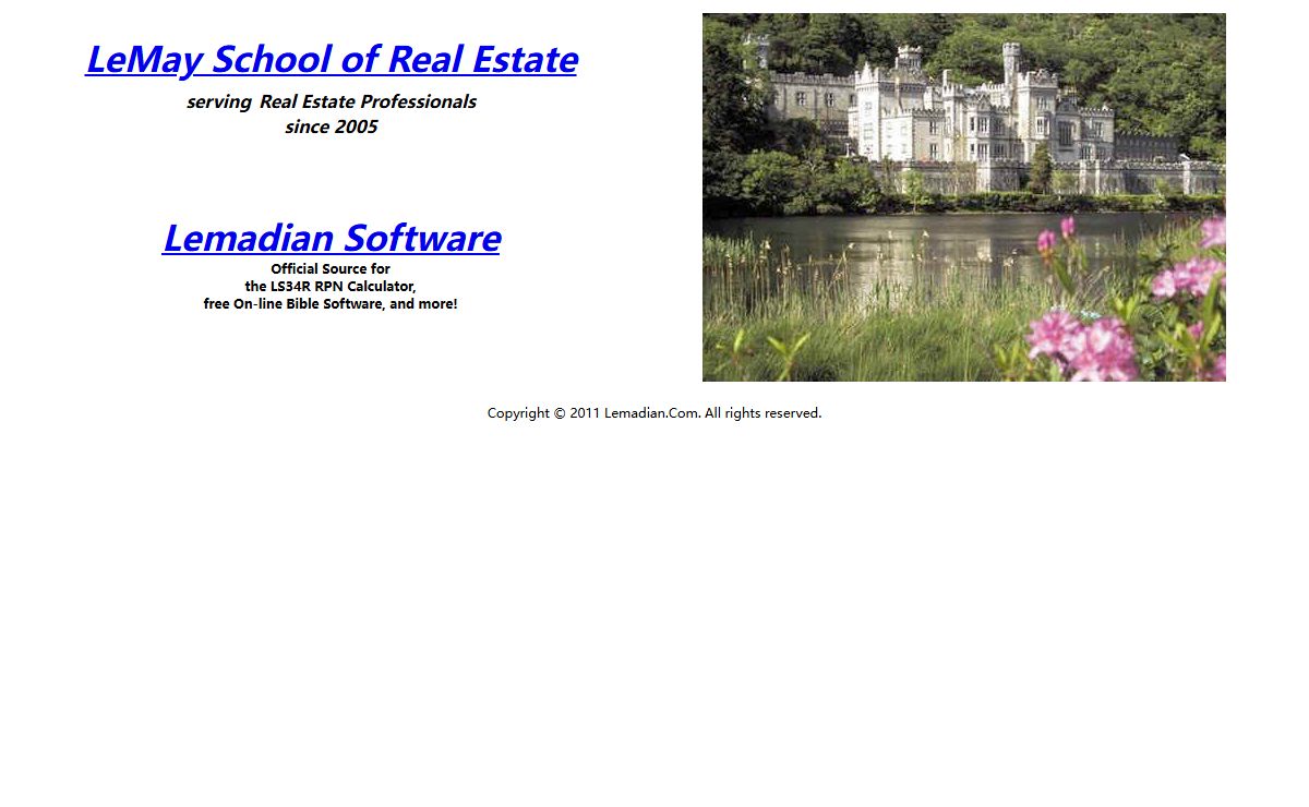 Lemadian.Com Home Page