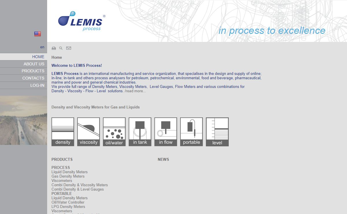 Density Meter, Viscosity Meter, Level Gauges, Flow Meter - LEMIS Process