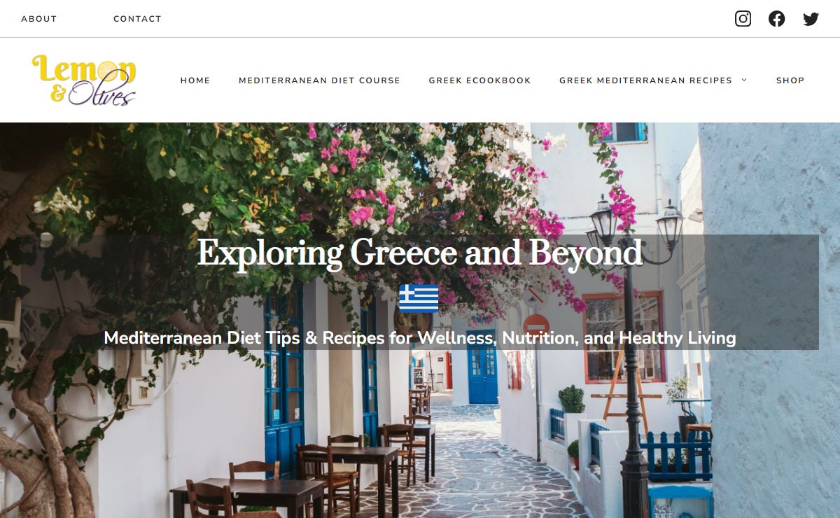 Home | Lemon & Olives | Exploring Greece and Beyond: Mediterranean Diet Tips & Recipes for Wellness, Nutrition, and Healthy Living