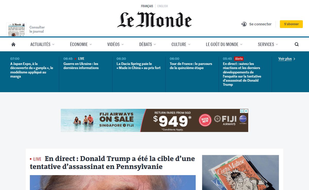 Le Monde.fr - Actualités et Infos en France et dans le monde
