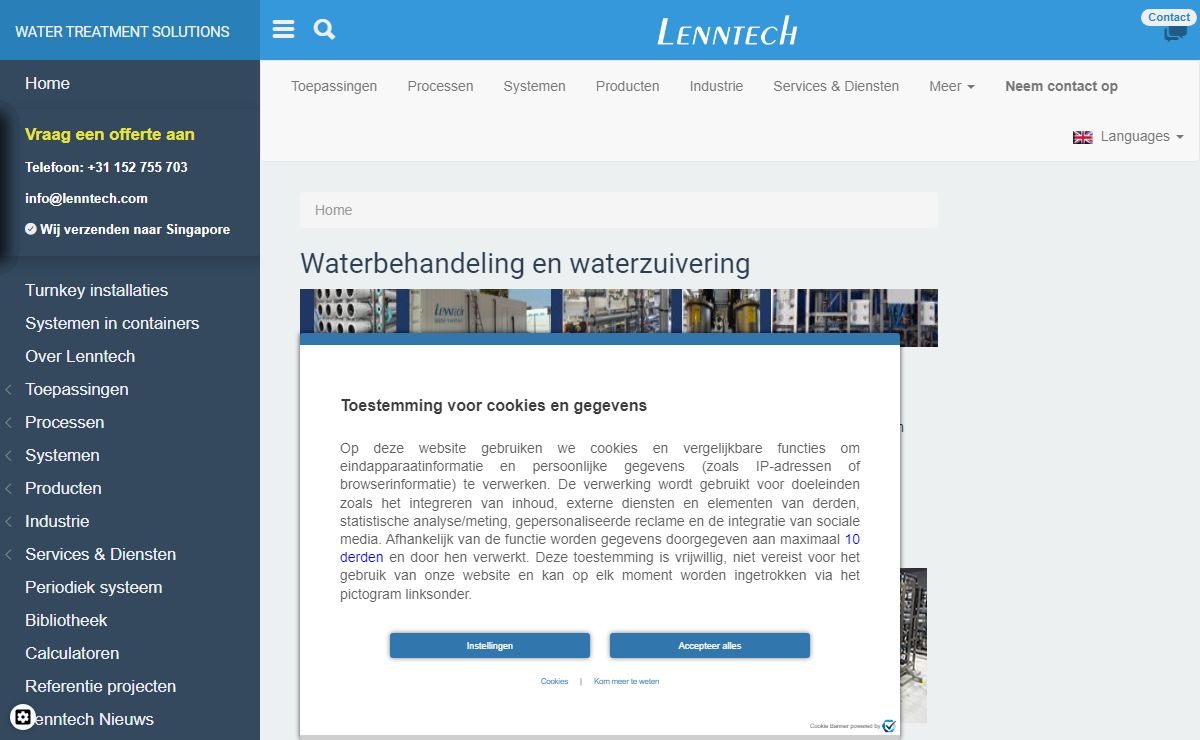 Lenntech Waterbehandeling