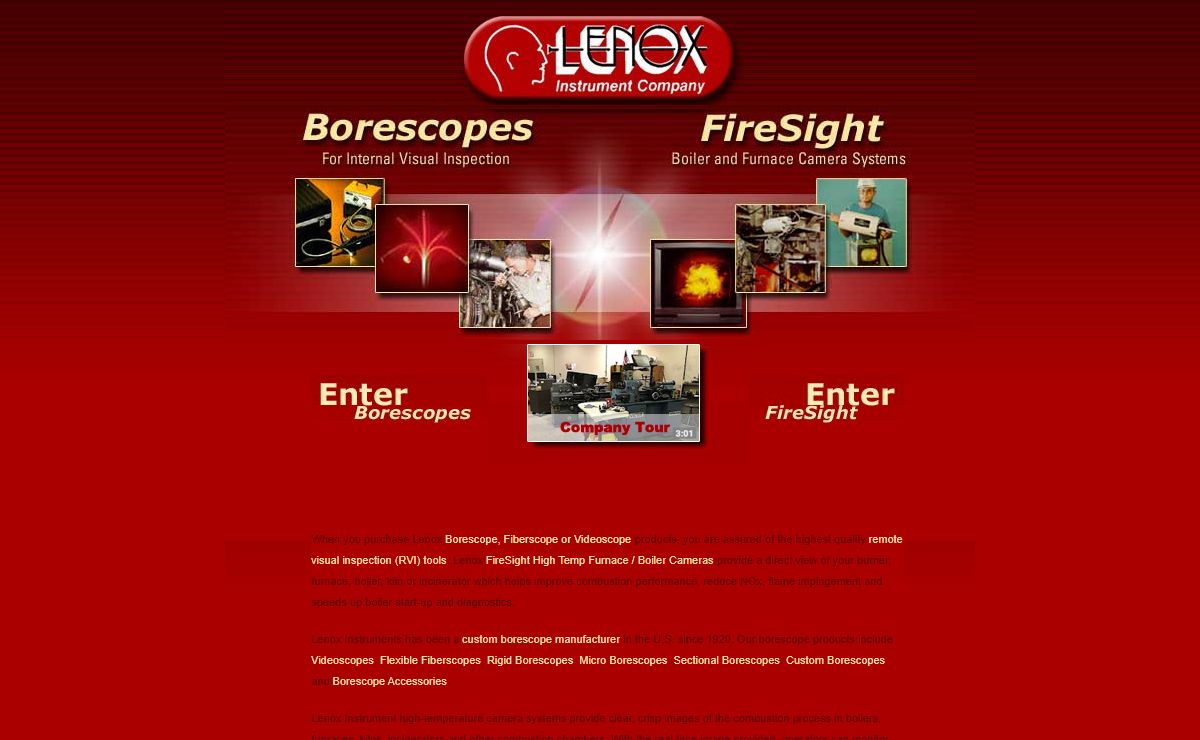 Borescope and FireSight Products - Lenox Instrument Company