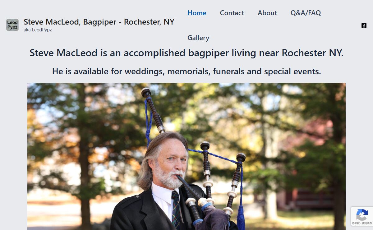 Home - Steve MacLeod, Bagpiper - Rochester, NY