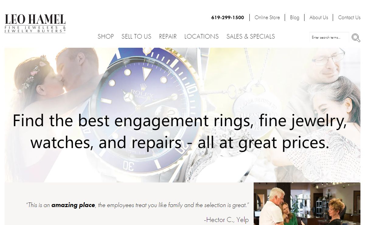 Leo Hamel Fine Jewelry & Engagement Ring Stores in San Diego