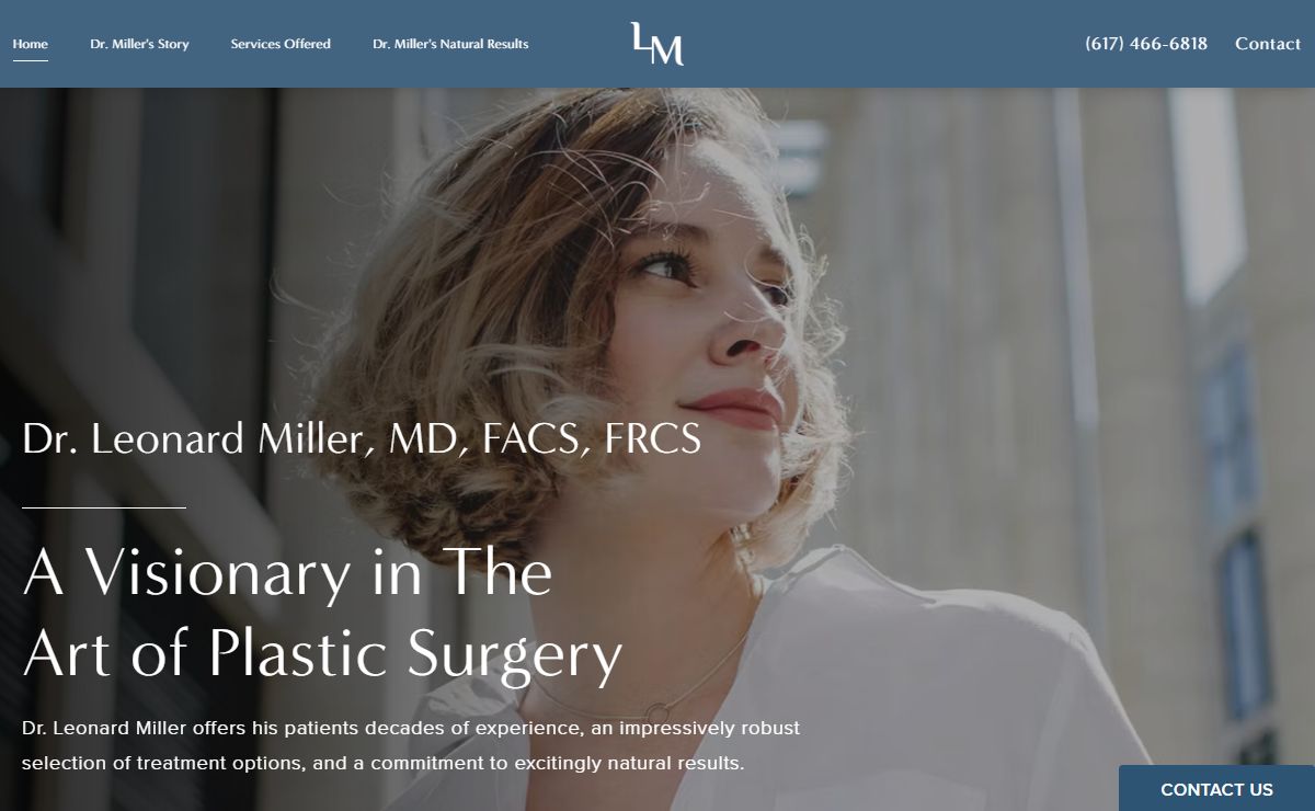 Dr. Leonard Miller in Boston, MA | Visionary Plastic Surgeon