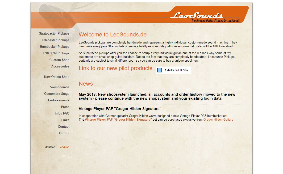 LEOSOUNDS - Handwound Guitar Pickups